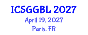 International Conference on Serious Games and Game-Based Learning (ICSGGBL) April 19, 2027 - Paris, France International Conference on Serious Games and Game-Based Learning (ICSGGBL) April 19, 2027 - Paris, France