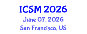 International Conference on Service Management (ICSM) June 07, 2026 - San Francisco, United States