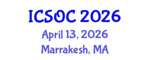 International Conference on Service Oriented Computing (ICSOC) April 13, 2026 - Marrakesh, Morocco International Conference on Service Oriented Computing (ICSOC) April 13, 2026 - Marrakesh, Morocco
