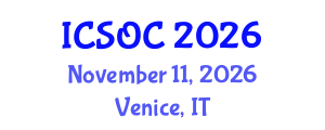 International Conference on Service-Oriented Computing (ICSOC) November 11, 2026 - Venice, Italy