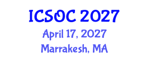 International Conference on Service Oriented Computing (ICSOC) April 17, 2027 - Marrakesh, Morocco International Conference on Service Oriented Computing (ICSOC) April 17, 2027 - Marrakesh, Morocco