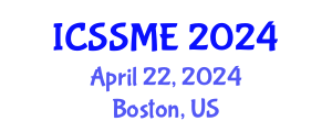 International Conference on Service Science, Management and Engineering (ICSSME) April 22, 2024 - Boston, United States