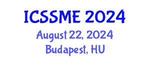 International Conference on Service Science, Management and Engineering (ICSSME) August 22, 2024 - Budapest, Hungary