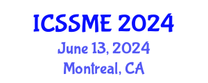 International Conference on Service Science, Management and Engineering (ICSSME) June 13, 2024 - Montreal, Canada