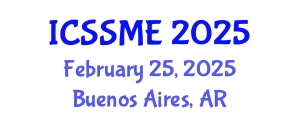 International Conference on Service Science, Management and Engineering (ICSSME) February 25, 2025 - Buenos Aires, Argentina