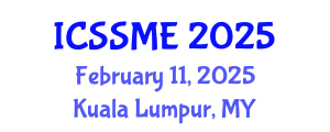 International Conference on Service Science, Management and Engineering (ICSSME) February 11, 2025 - Kuala Lumpur, Malaysia
