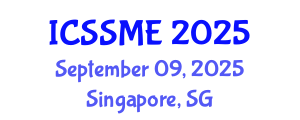 International Conference on Service Science, Management and Engineering (ICSSME) September 09, 2025 - Singapore, Singapore