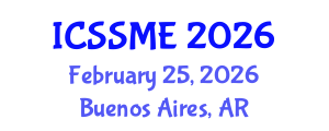 International Conference on Service Science, Management and Engineering (ICSSME) February 25, 2026 - Buenos Aires, Argentina