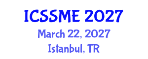 International Conference on Service Science, Management and Engineering (ICSSME) March 22, 2027 - Istanbul, Turkey
