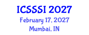 International Conference on Service Systems and Social Innovation (ICSSSI) February 17, 2027 - Mumbai, India International Conference on Service Systems and Social Innovation (ICSSSI) February 17, 2027 - Mumbai, India