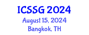 International Conference on Sex, Sexuality, and Gender (ICSSG) August 15, 2024 - Bangkok, Thailand