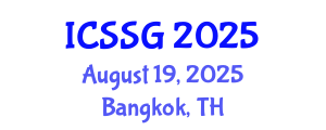 International Conference on Sex, Sexuality, and Gender (ICSSG) August 19, 2025 - Bangkok, Thailand