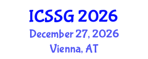 International Conference on Sex, Sexuality, and Gender (ICSSG) December 27, 2026 - Vienna, Austria International Conference on Sex, Sexuality, and Gender (ICSSG) December 27, 2026 - Vienna, Austria