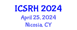 International Conference on Sexual and Reproductive Healthcare (ICSRH) April 25, 2024 - Nicosia, Cyprus