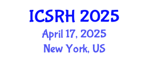 International Conference on Sexual and Reproductive Healthcare (ICSRH) April 17, 2025 - New York, United States