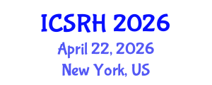 International Conference on Sexual and Reproductive Healthcare (ICSRH) April 22, 2026 - New York, United States