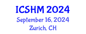 International Conference on Sexual Health and Medicine (ICSHM) September 16, 2024 - Zurich, Switzerland