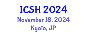 International Conference on Sexual Health (ICSH) November 18, 2024 - Kyoto, Japan