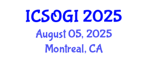 International Conference on Sexual Orientation and Gender Identity (ICSOGI) August 05, 2025 - Montreal, Canada