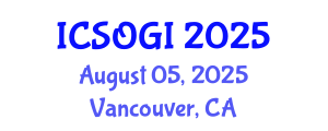 International Conference on Sexual Orientation and Gender Identity (ICSOGI) August 05, 2025 - Vancouver, Canada