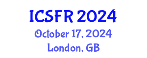 International Conference on Shale Fuel Reserves (ICSFR) October 17, 2024 - London, United Kingdom