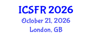 International Conference on Shale Fuel Reserves (ICSFR) October 21, 2026 - London, United Kingdom