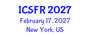 International Conference on Shale Fuel Reserves (ICSFR) February 17, 2027 - New York, United States International Conference on Shale Fuel Reserves (ICSFR) February 17, 2027 - New York, United States