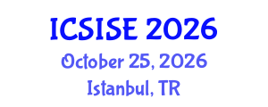 International Conference on Signal and Imaging Systems Engineering (ICSISE) October 25, 2026 - Istanbul, Turkey