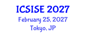 International Conference on Signal and Imaging Systems Engineering (ICSISE) February 25, 2027 - Tokyo, Japan International Conference on Signal and Imaging Systems Engineering (ICSISE) February 25, 2027 - Tokyo, Japan