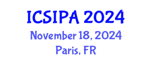 International Conference on Signal, Image Processing and Applications (ICSIPA) November 18, 2024 - Paris, France