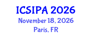 International Conference on Signal, Image Processing and Applications (ICSIPA) November 18, 2026 - Paris, France