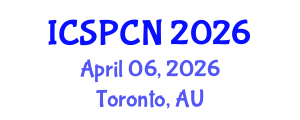 International Conference on Signal Processing, Communications and Networking (ICSPCN) April 06, 2026 - Toronto, Australia International Conference on Signal Processing, Communications and Networking (ICSPCN) April 06, 2026 - Toronto, Australia