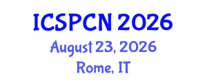 International Conference on Signal Processing, Communications and Networking (ICSPCN) August 23, 2026 - Rome, Italy International Conference on Signal Processing, Communications and Networking (ICSPCN) August 23, 2026 - Rome, Italy