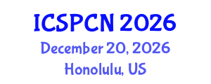 International Conference on Signal Processing, Communications and Networking (ICSPCN) December 20, 2026 - Honolulu, United States International Conference on Signal Processing, Communications and Networking (ICSPCN) December 20, 2026 - Honolulu, United States