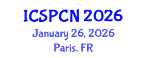 International Conference on Signal Processing, Communications and Networking (ICSPCN) January 26, 2026 - Paris, France International Conference on Signal Processing, Communications and Networking (ICSPCN) January 26, 2026 - Paris, France