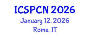International Conference on Signal Processing, Communications and Networking (ICSPCN) January 12, 2026 - Rome, Italy International Conference on Signal Processing, Communications and Networking (ICSPCN) January 12, 2026 - Rome, Italy