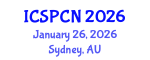 International Conference on Signal Processing, Communications and Networking (ICSPCN) January 26, 2026 - Sydney, Australia International Conference on Signal Processing, Communications and Networking (ICSPCN) January 26, 2026 - Sydney, Australia