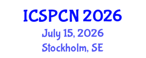 International Conference on Signal Processing, Communications and Networking (ICSPCN) July 15, 2026 - Stockholm, Sweden International Conference on Signal Processing, Communications and Networking (ICSPCN) July 15, 2026 - Stockholm, Sweden
