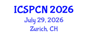 International Conference on Signal Processing, Communications and Networking (ICSPCN) July 29, 2026 - Zurich, Switzerland International Conference on Signal Processing, Communications and Networking (ICSPCN) July 29, 2026 - Zurich, Switzerland