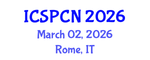 International Conference on Signal Processing, Communications and Networking (ICSPCN) March 02, 2026 - Rome, Italy International Conference on Signal Processing, Communications and Networking (ICSPCN) March 02, 2026 - Rome, Italy