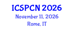 International Conference on Signal Processing, Communications and Networking (ICSPCN) November 11, 2026 - Rome, Italy International Conference on Signal Processing, Communications and Networking (ICSPCN) November 11, 2026 - Rome, Italy