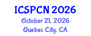 International Conference on Signal Processing, Communications and Networking (ICSPCN) October 21, 2026 - Quebec City, Canada International Conference on Signal Processing, Communications and Networking (ICSPCN) October 21, 2026 - Quebec City, Canada