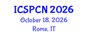 International Conference on Signal Processing, Communications and Networking (ICSPCN) October 18, 2026 - Rome, Italy International Conference on Signal Processing, Communications and Networking (ICSPCN) October 18, 2026 - Rome, Italy