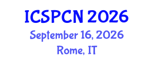 International Conference on Signal Processing, Communications and Networking (ICSPCN) September 16, 2026 - Rome, Italy International Conference on Signal Processing, Communications and Networking (ICSPCN) September 16, 2026 - Rome, Italy