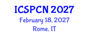 International Conference on Signal Processing, Communications and Networking (ICSPCN) February 18, 2027 - Rome, Italy International Conference on Signal Processing, Communications and Networking (ICSPCN) February 18, 2027 - Rome, Italy