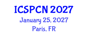 International Conference on Signal Processing, Communications and Networking (ICSPCN) January 25, 2027 - Paris, France International Conference on Signal Processing, Communications and Networking (ICSPCN) January 25, 2027 - Paris, France