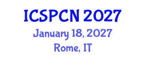 International Conference on Signal Processing, Communications and Networking (ICSPCN) January 18, 2027 - Rome, Italy International Conference on Signal Processing, Communications and Networking (ICSPCN) January 18, 2027 - Rome, Italy