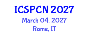 International Conference on Signal Processing, Communications and Networking (ICSPCN) March 04, 2027 - Rome, Italy International Conference on Signal Processing, Communications and Networking (ICSPCN) March 04, 2027 - Rome, Italy