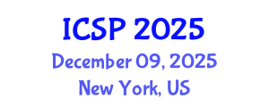 International Conference on Signal Processing (ICSP) December 09, 2025 - New York, United States