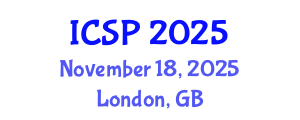 International Conference on Signal Processing (ICSP) November 18, 2025 - London, United Kingdom